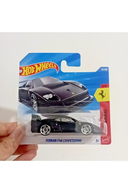 Ferrari F40 Competizione Siyah 1:64 Diecast Model Araba – Koleksiyonluk