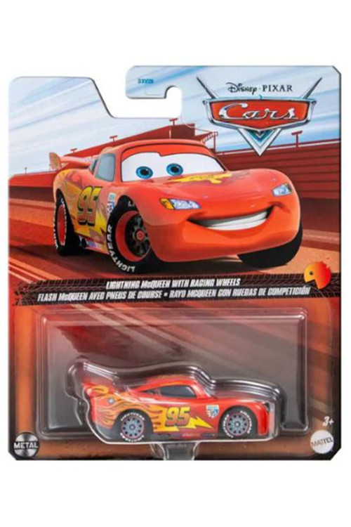 Disney Pixar Cars Lightning McQueen With Racing Wheels (1/55)