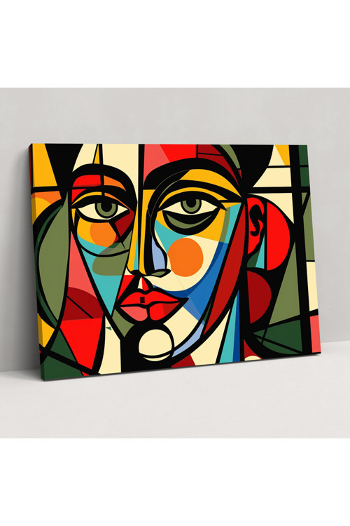 Pablo Picasso Duvar Sanatı, Soyut Geometrik Desenler, Pablo Picasso, Kanvas Tablo