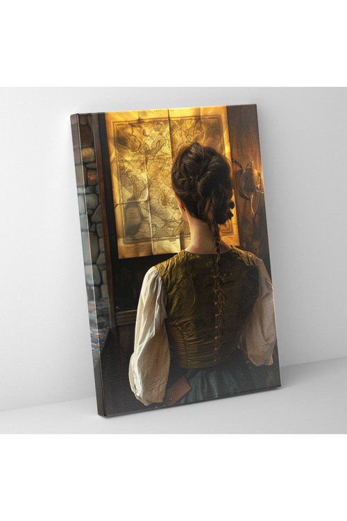 Johannes Vermeer Kanvas Tablo, Johannes Vermeer, Kanvas Tablo Tablo