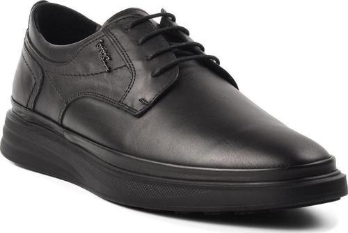 4011 Siyah Hakiki Deri Erkek Comfort Ayakkabı