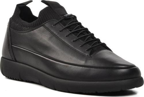 4065 Siyah Hakiki Deri Erkek Günlük Ayakkabı