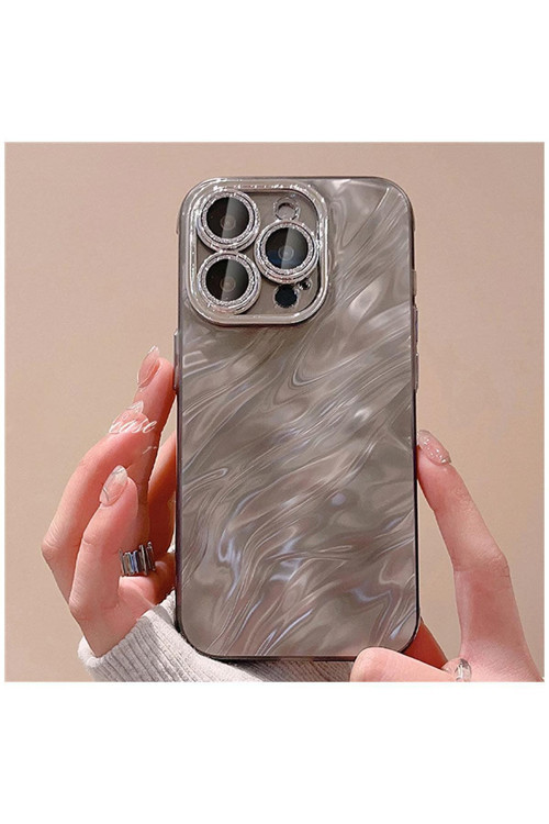 Apple iPhone 16 Pro Max Uyumlu Kılıf Zebana Dazz Silikon Kılıf Siyah
