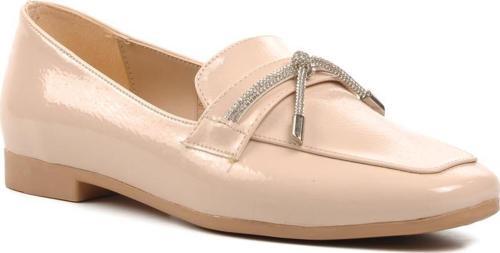 514508 Bej Kadın Loafer Ayakkabı