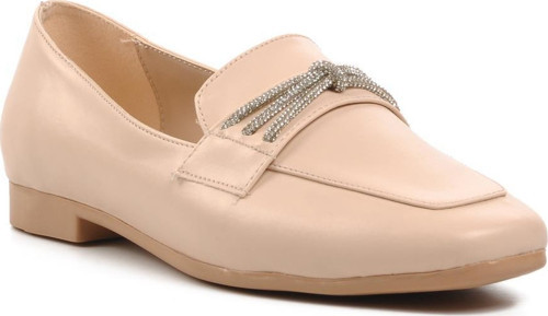 514509 Bej Kadın Loafer Ayakkabı