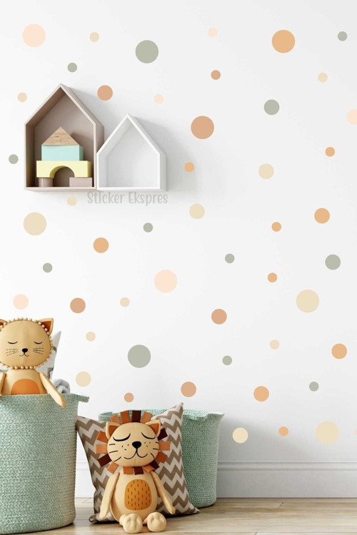 Softy Puantiyeler Duvar Sticker Seti