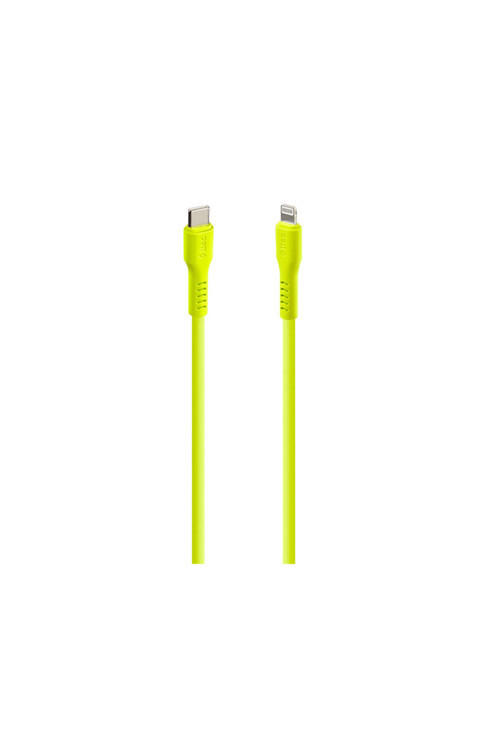USB-C - Lightning Hızlı Şarj Kablosu 120cm Neon Sarı