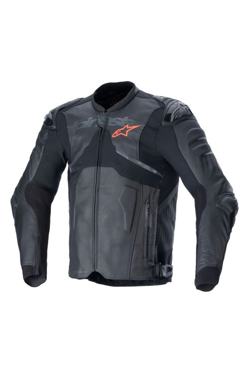Atem V5 Korumalı Deri Motosiklet Montu Siyah