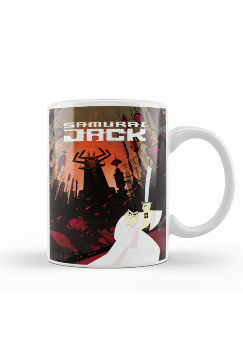 Samurai Jack 01 Kupa Bardak Porselen