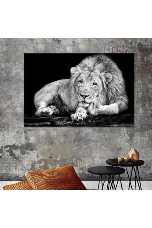 Aslan Leopar Kanvas Tablo
