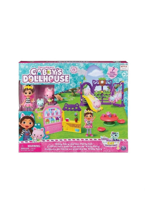 Gabbys Dollhouse Kitty Peri Bahçe Partisi Oyun Seti SPM-6065911