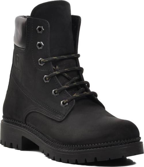 90001-9 Siyah Nubuk İçi Polarlı Hakiki Deri Unisex Bot