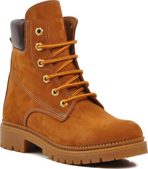 90001-9 Tarçın İçi Polarlı Hakiki Deri Unisex Bot