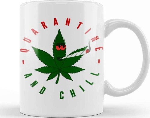 Marijuana Funny Quote Kupa Bardak Porselen