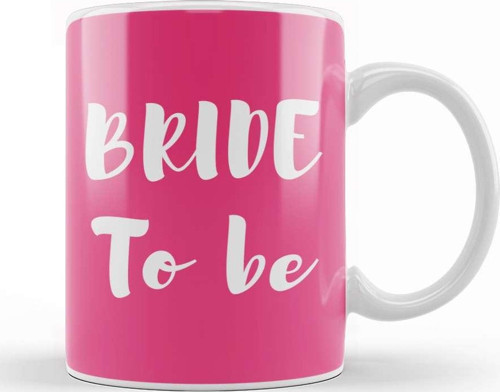 Bride To Be Loop Font Kupa Bardak Porselen