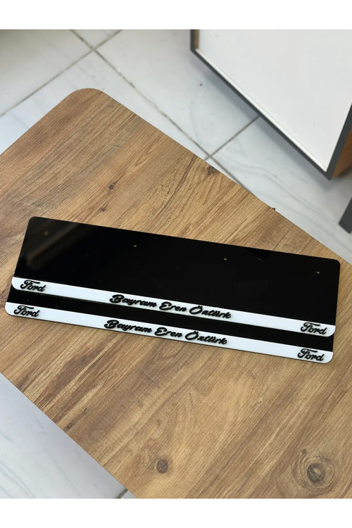 Kişiye Özel Tasarım Full Pleksi Plakalık Takmatik