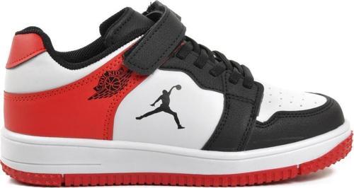 Haykat Kısa-F Siyah-Kırmızı Cırtlı Çocuk Sneaker