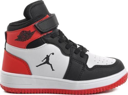 Haykat Uzun-P Siyah-Kırmızı Çocuk Hi Sneaker