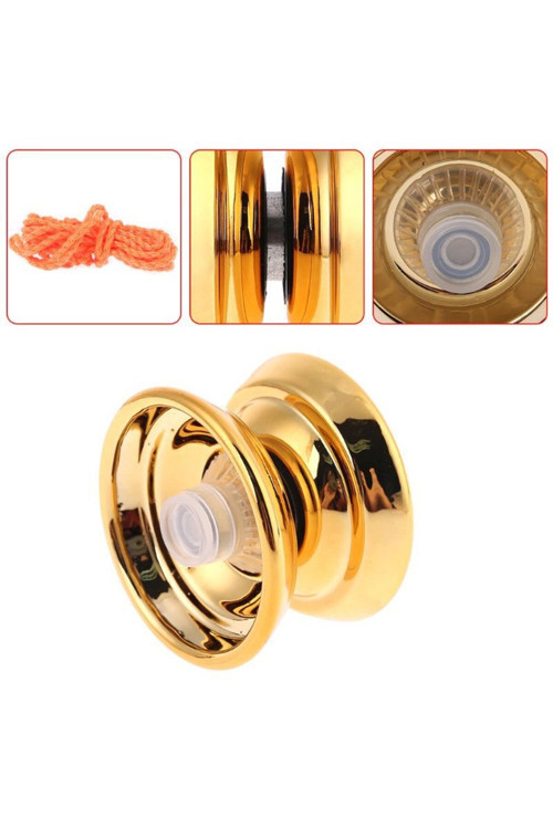 Metal Yoyo Oyuncak Extra Rulmanlı Profesyonel Yo-Yo Oyuncağı Unresponsive Yoyo
