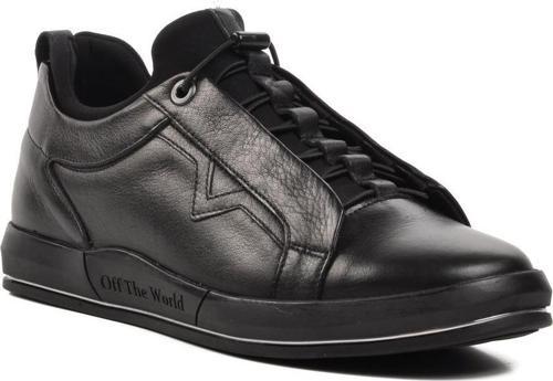 Voyager 4304 Siyah Hakiki Deri Erkek Günlük Ayakkabı