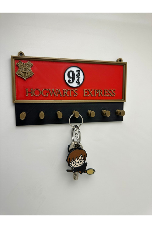 3d Baskı Büyüleyici Harry Potter Anahtarlık Askısı ve Anahtarlık