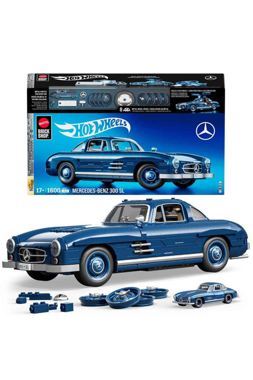 Premium Serisi -Benz 300 SL Araba 1600 Parça Yapım Seti HWW25