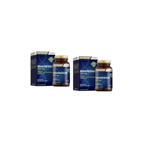 Magnesium 250 Mg 60 Tablet x 2 Adet