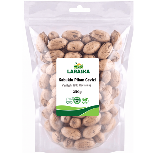 Kabuklu Pikan Cevizi 250g Vanilyalı Sütlü Kavrulmuş