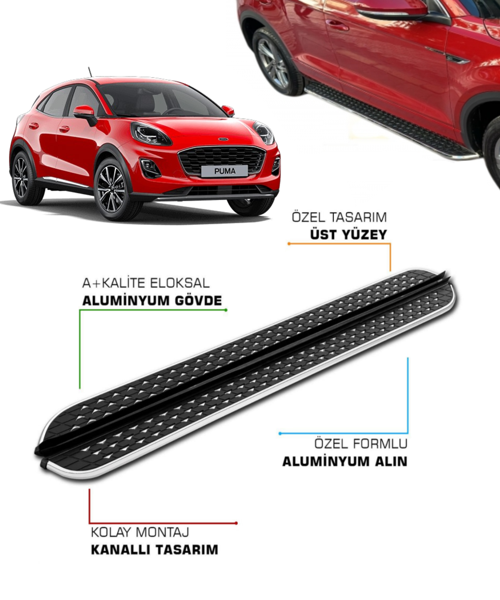 FORD MARKASININ PUMA ARACI 2020 2021 2022 2023 2024 2025 ARACA ÖZEL YAN BASAMAK