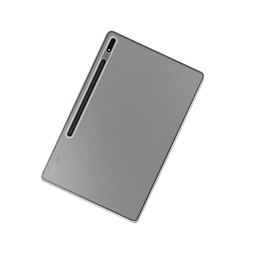Galaxy Tab S9 Ultra SM-X910 Kılıf MKST Tablet Süper Silikon Kapak - Renksiz