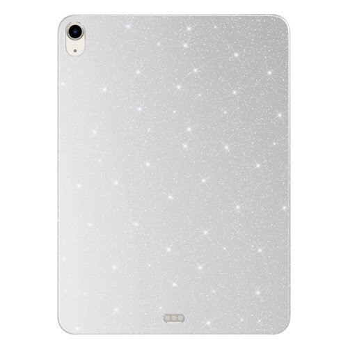 iPad Air 11 2025 M3 Simli Parlak Görünümlü MKST Tablet Koton Kılıf - Gümüş