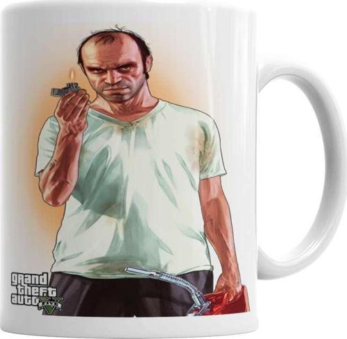 Gta V Trevor Philips Kupa Bardak Porselen