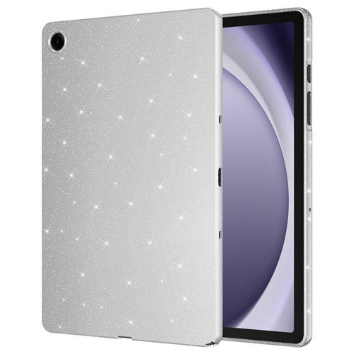 Galaxy Tab S10 Lite Simli Parlak Görünümlü MKST Tablet Koton Kılıf - Gümüş