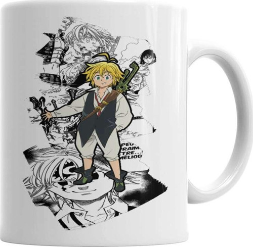 Meliodas E Elizabeth Kupa Bardak Porselen