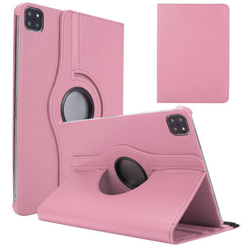 iPad Air 11 2025 M3 MKST Dönebilen Standlı Kılıf - Pembe Açık