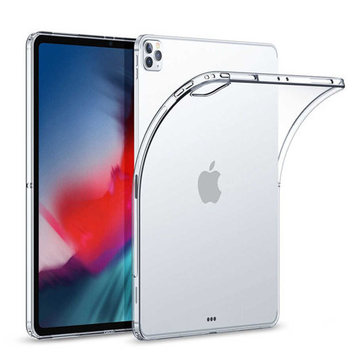 iPad Pro 11 2020 (2.Nesil) - Uyumlu Uyumlu MKST Tablet Süper Silikon Kapak-Renksiz