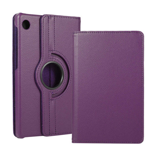 Lenovo Tab M10 Plus TBTB-128F 3. Jenerasyon Uyumlu MKST Dönebilen Standlı Kılıf-Mor