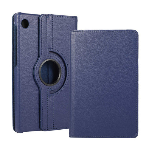 Lenovo Tab M10 Plus TBTB-128F 3. Jenerasyon Uyumlu MKST Dönebilen Standlı Kılıf-Lacivert
