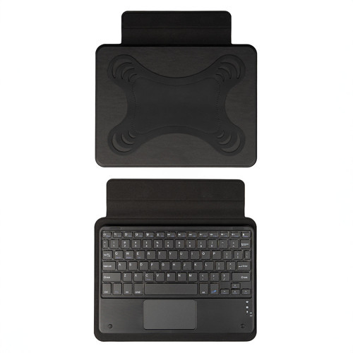 MKST Border Keyboard 8" inç Universal Bluetooh Bağlantılı Standlı Klavyeli Tablet Kılıfı-Siyah