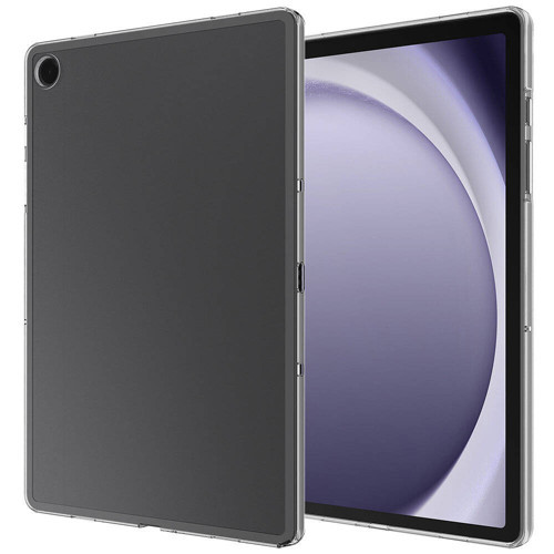 Galaxy Tab A9 Plus Kılıf Uyumlu MKST Tablet Süper Silikon Kapak-Renksiz