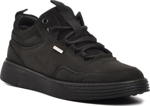 779616 Siyah Nubuk Hakiki Deri Erkek Günlük Ayakkabı