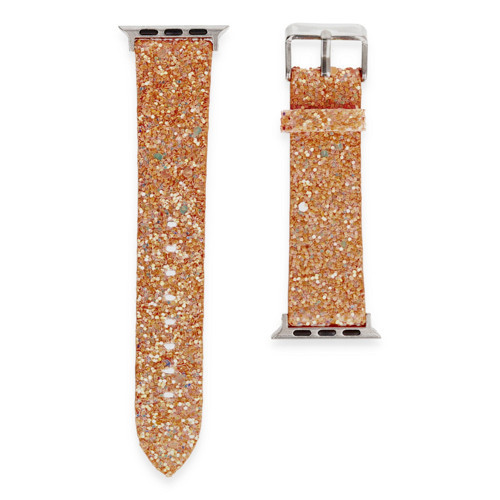 Apple Watch 38Mm Starry Taşlı Kordon - Pudra