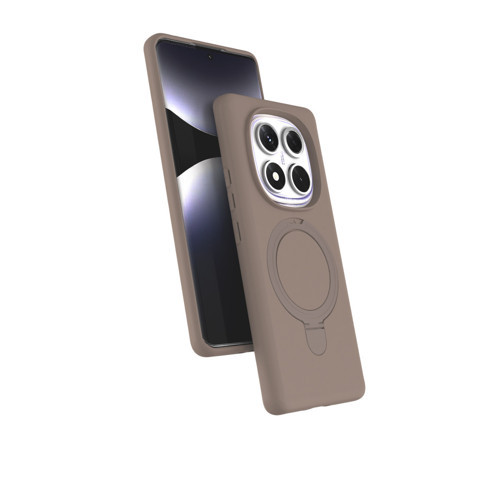 Xiaomi Redmi Note 14 Pro 5G Regal Magsafe Standlı Kapak - Çöl Titanyum