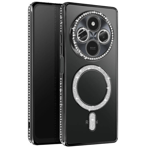 Xiaomi Redmi 14C Joke Simli Magneticsafe Kılıf - Siyah