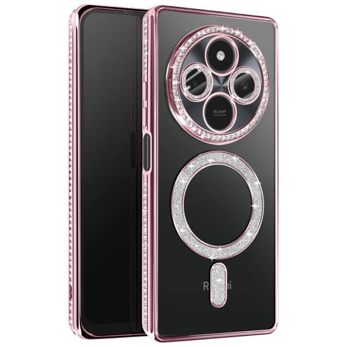 Xiaomi Redmi 14C Joke Simli Magneticsafe Kılıf - Pembe