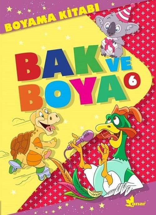 Bak ve Boya 6-Boyama Kitabı