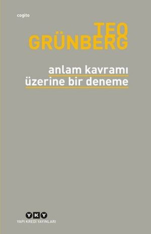 Anlam Kavramı üzerine Bir Deneme - E-Kitap