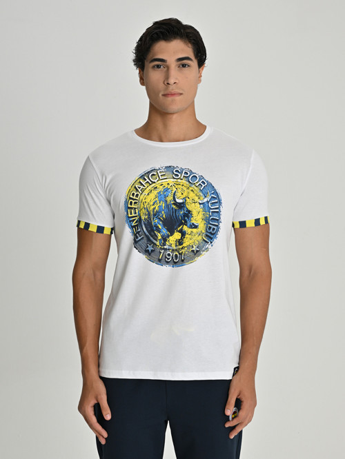 ERKEK TRIBUN BOĞALI LOGO TSHIRT