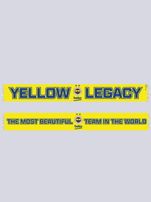 BASKET ŞAMPİYONLUK YELLOW LEGACY ŞAL