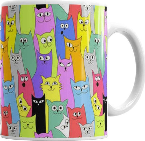 Sevimli Kediler Cats Kupa Bardak Porselen